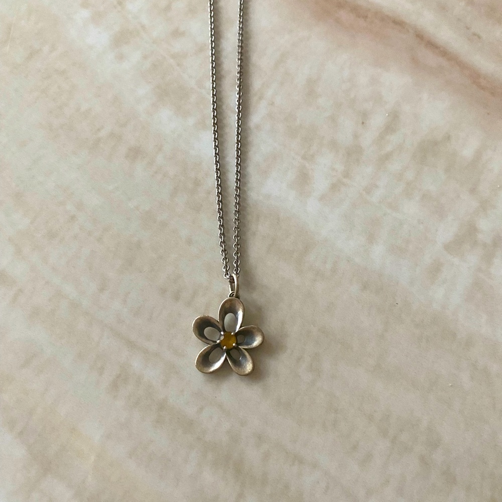 James Avery flower necklace